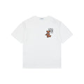 Loewe Anagram Bear Floral Print Short Sleeve Tee White