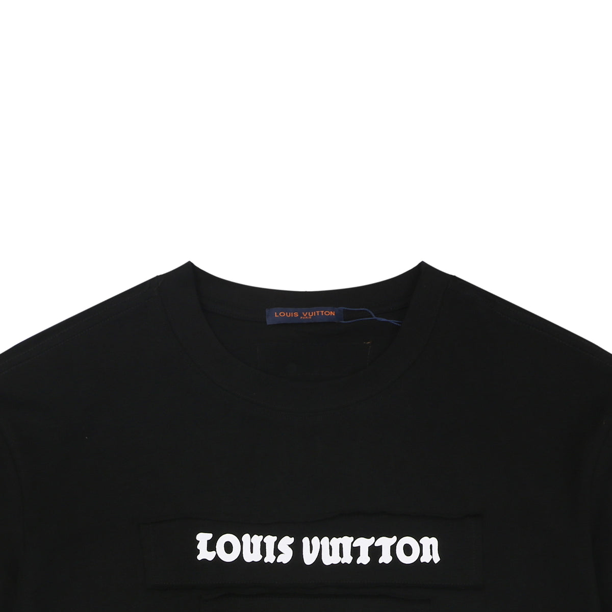 Louis Vuitton Multi-Row Logo Appliqué Short Sleeve Tee Black