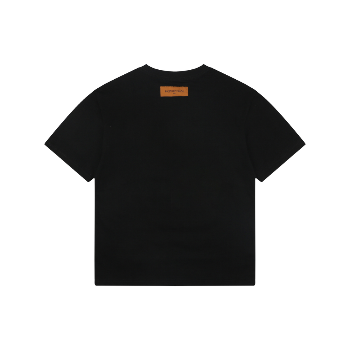 Louis Vuitton Multi-Row Logo Appliqué Short Sleeve Tee Black