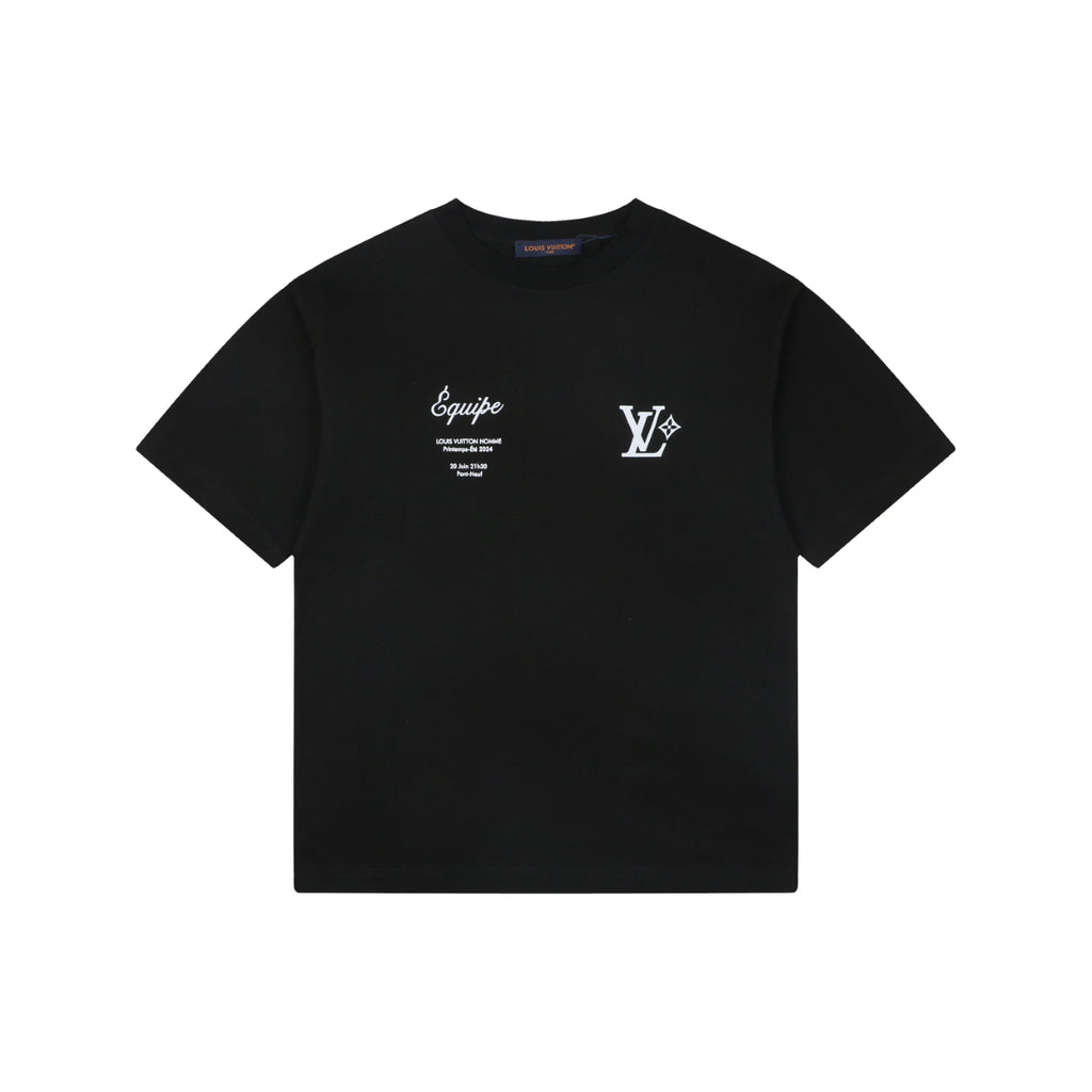Louis Vuitton LVovers Runway Limited Print Short Sleeve Tee Black
