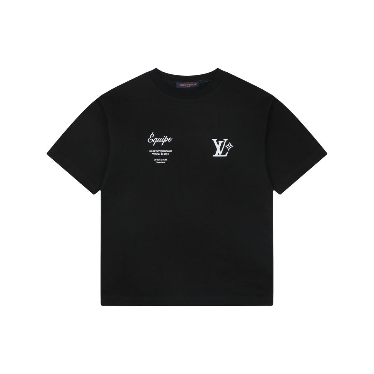 Louis Vuitton LVovers Runway Limited Print Short Sleeve Tee Black