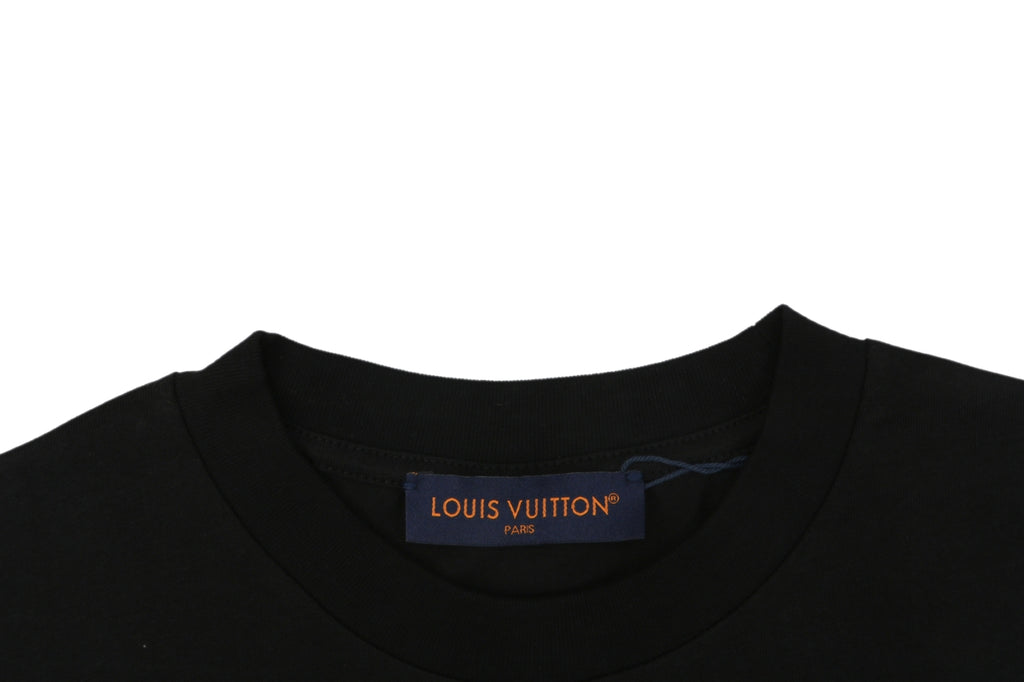 Louis Vuitton LVovers Runway Limited Print Short Sleeve Tee Black