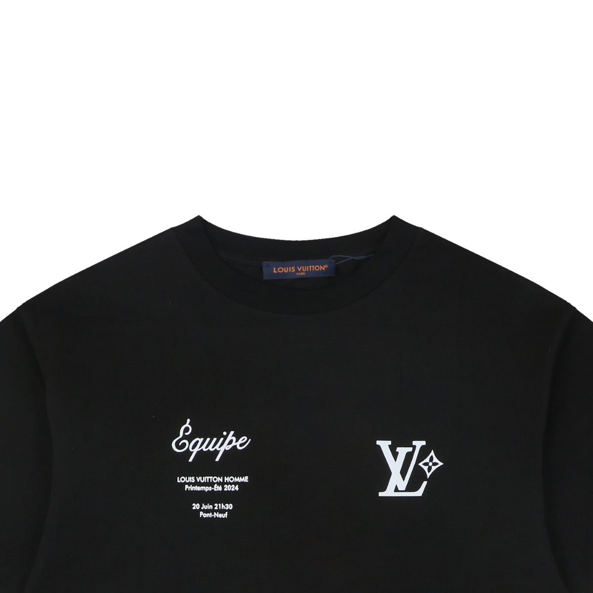 Louis Vuitton LVovers Runway Limited Print Short Sleeve Tee Black
