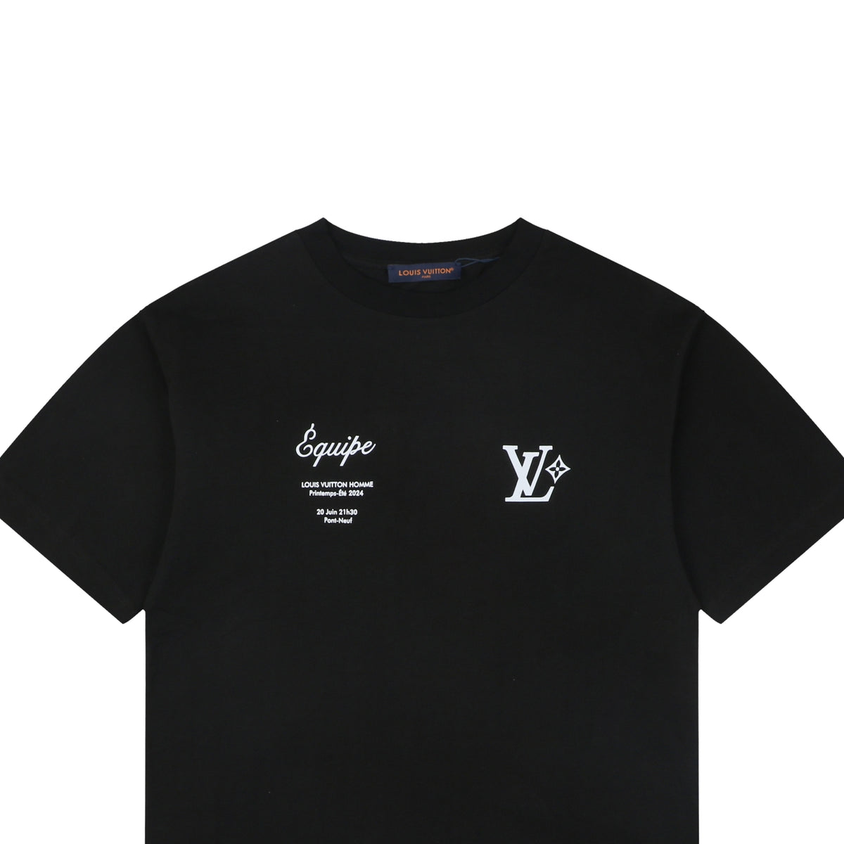 Louis Vuitton LVovers Runway Limited Print Short Sleeve Tee Black