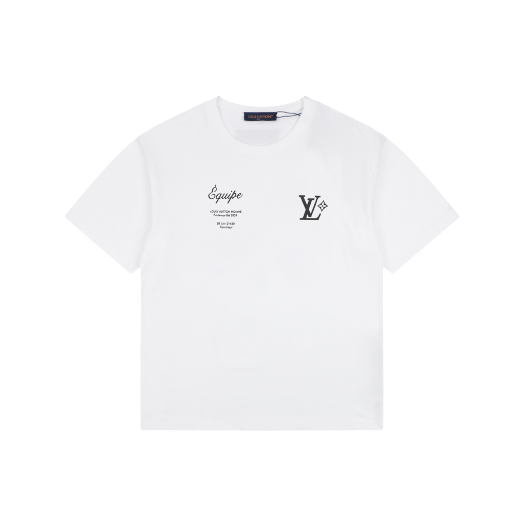Louis Vuitton LVovers Runway Limited Print Short Sleeve Tee White