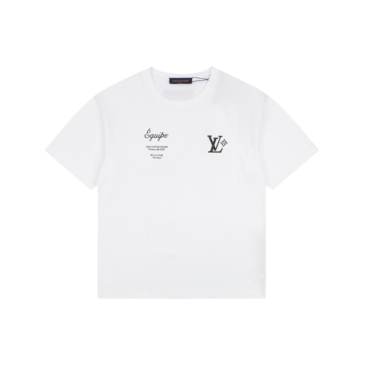Louis Vuitton LVovers Runway Limited Print Short Sleeve Tee White