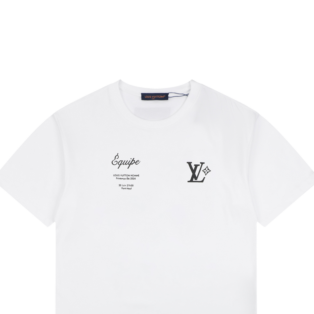 Louis Vuitton LVovers Runway Limited Print Short Sleeve Tee White