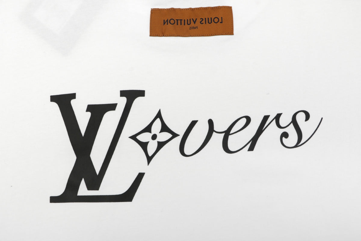 Louis Vuitton LVovers Runway Limited Print Short Sleeve Tee White