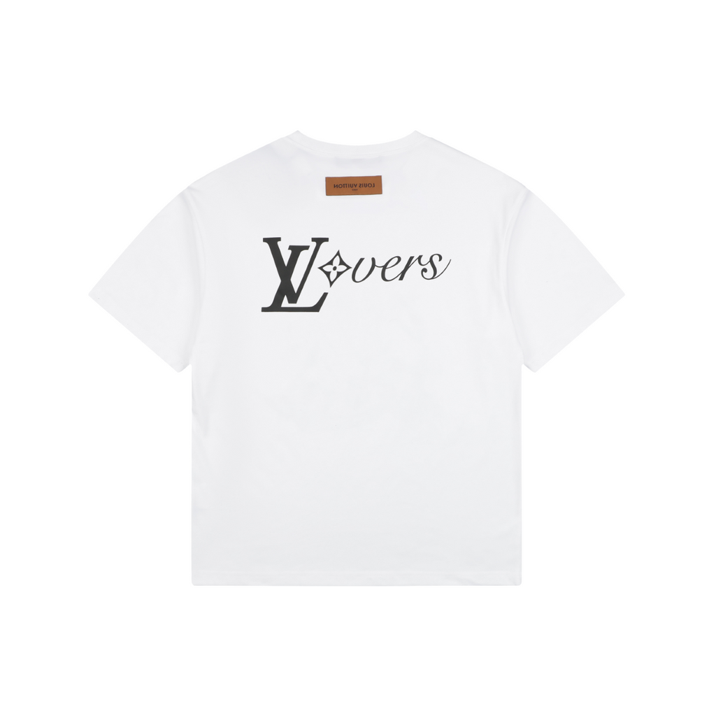 Louis Vuitton LVovers Runway Limited Print Short Sleeve Tee White