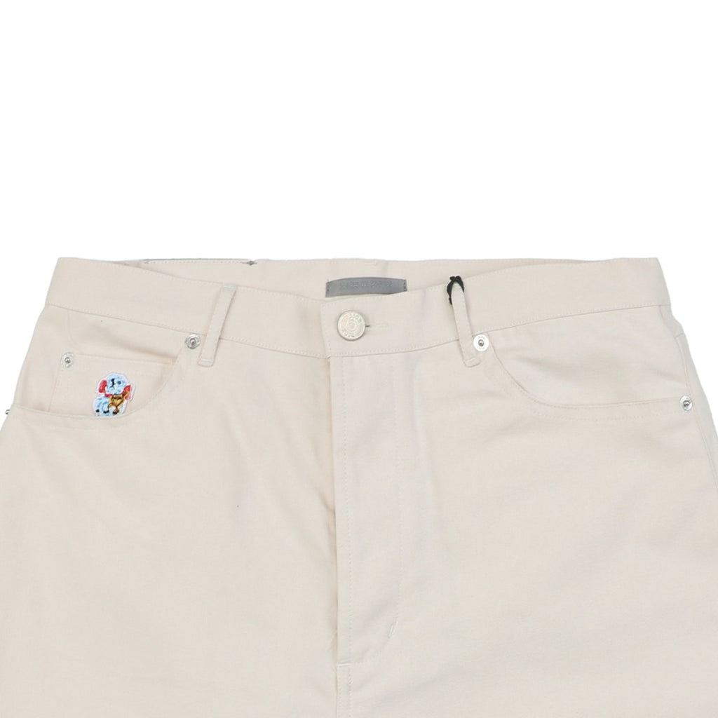Dior 24FW CD Heart Embroidered Shorts Ecru