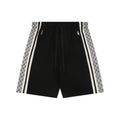 Gucci GG Supreme Webbing Side Stripe Shorts Black