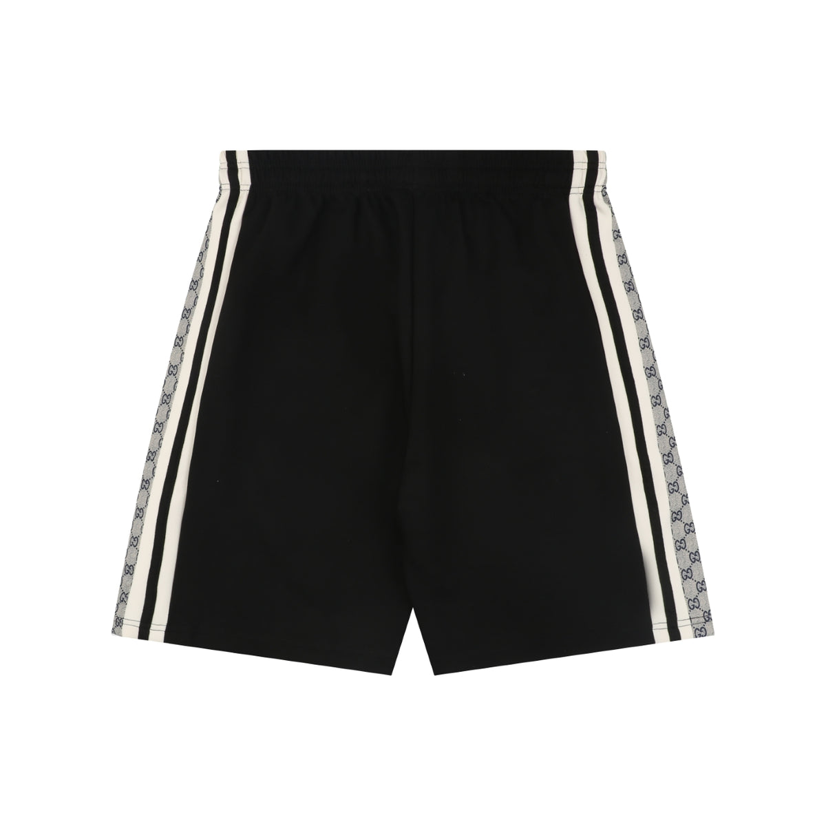 Gucci GG Supreme Webbing Side Stripe Shorts Black