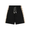 Gucci Double G Reflective Webbing Side Stripe Shorts Black