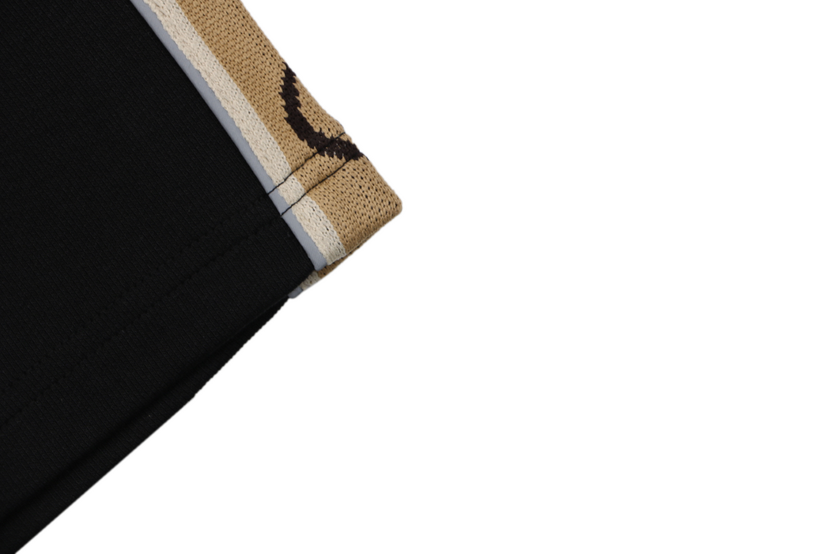 Gucci Double G Reflective Webbing Side Stripe Shorts Black