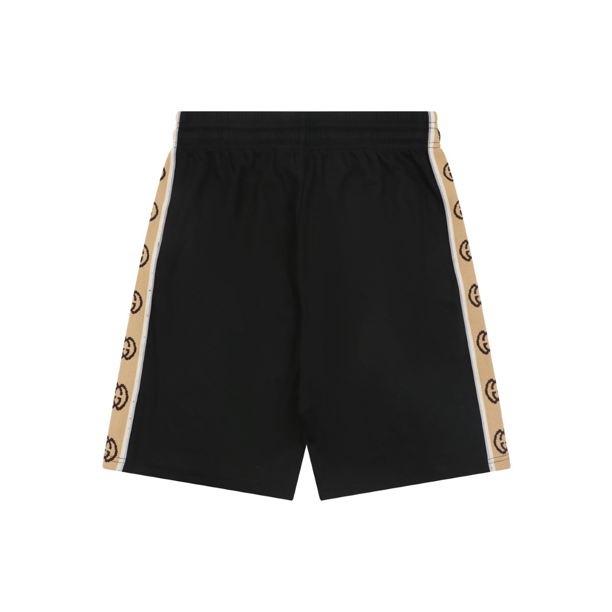 Gucci Double G Reflective Webbing Side Stripe Shorts Black