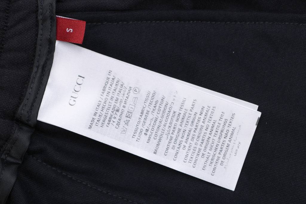 Gucci Gradient Crystal Double G Embellished Shorts Black