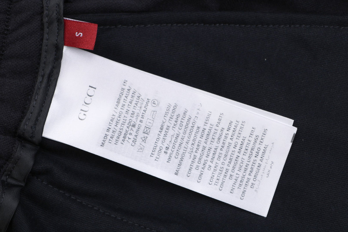 Gucci Gradient Crystal Double G Embellished Shorts Black