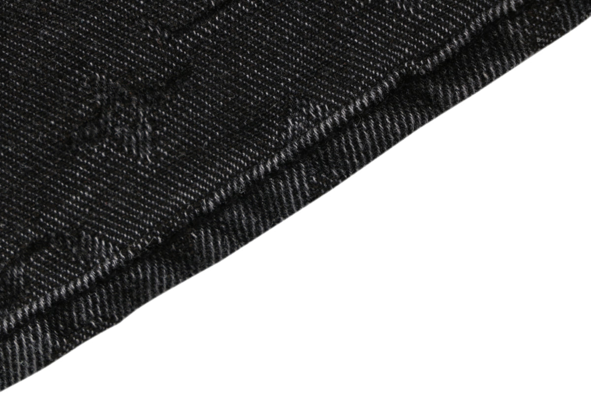 Louis Vuitton Monogram Shadow Washed Denim Short Sleeve Shirt Black