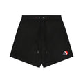 Moncler Tricolour M Badge Embroidered Nylon Shorts Black