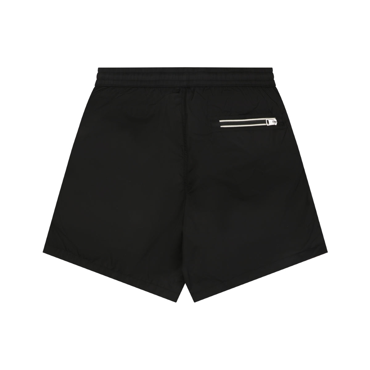 Moncler Tricolour M Badge Embroidered Nylon Shorts Black