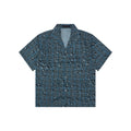 Louis Vuitton Raindrop Trompe-LʼOeil Short Sleeve Shirt Teal