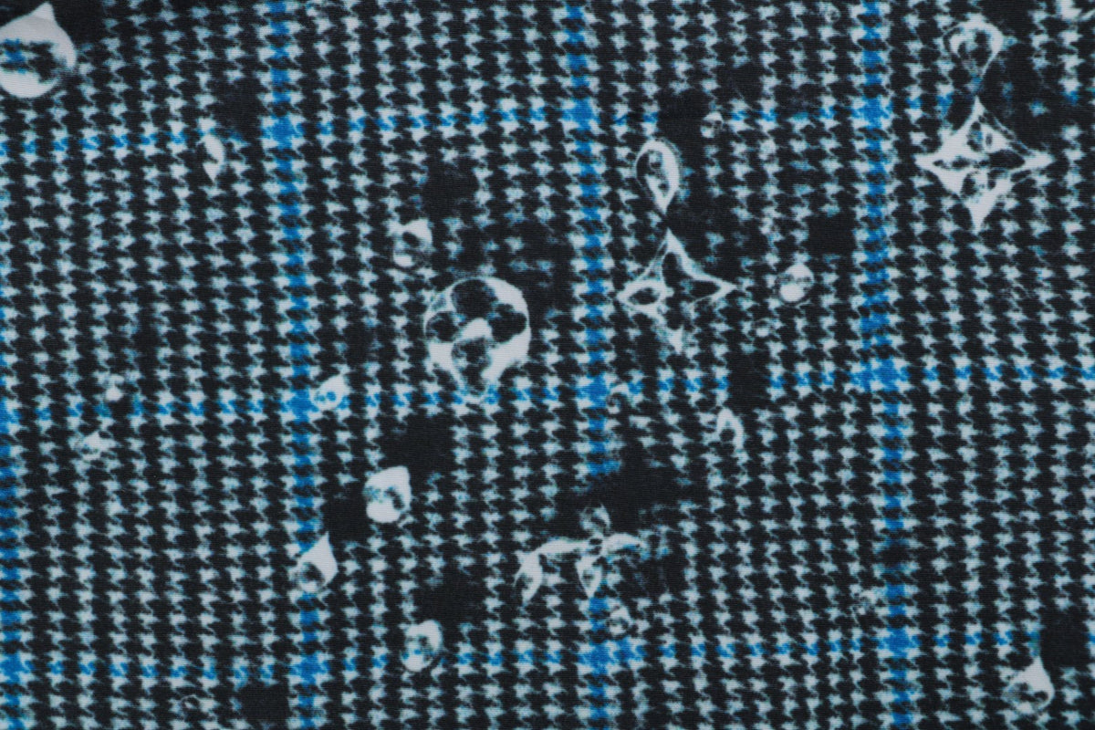 Louis Vuitton Raindrop Trompe-LʼOeil Short Sleeve Shirt Teal
