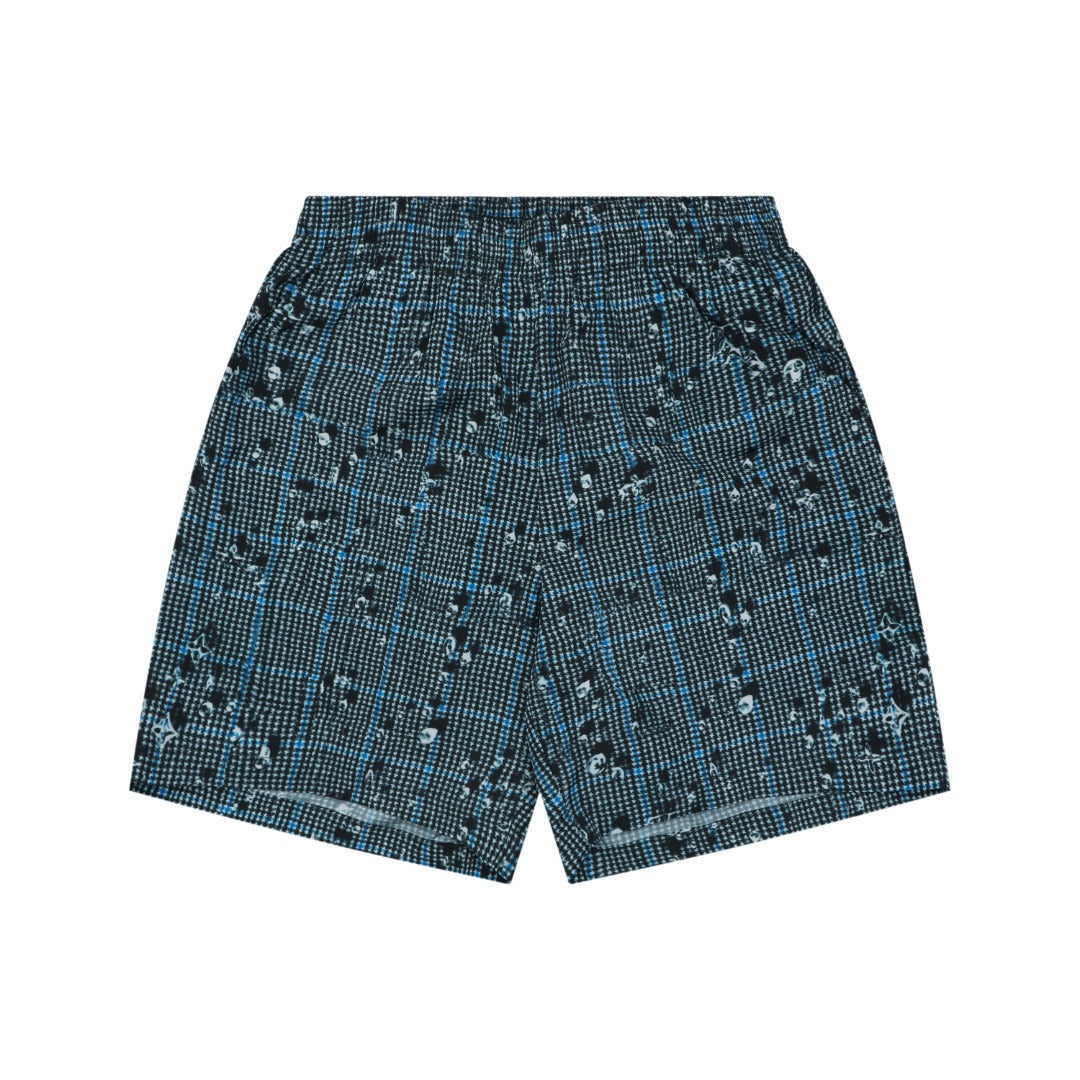 Louis Vuitton Raindrop Trompe-LʼOeil Shorts Teal