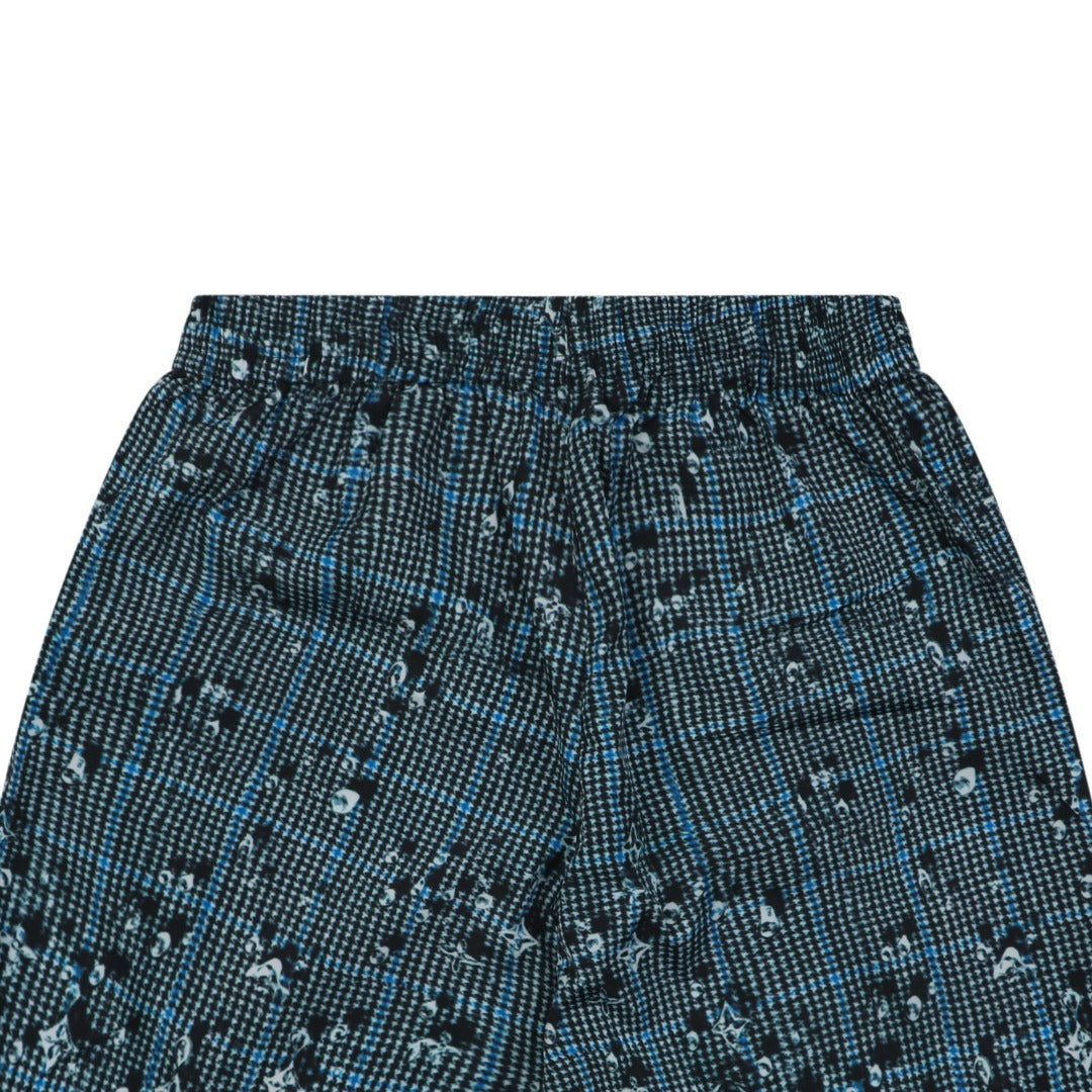 Louis Vuitton Raindrop Trompe-LʼOeil Shorts Teal