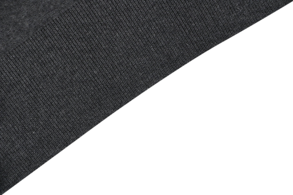 Thom Browne Tennis Racket Five-Button Short Sleeve Polo Dark Grey