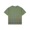 Burberry Gradient Vintage Check Print Short Sleeve Tee Olive