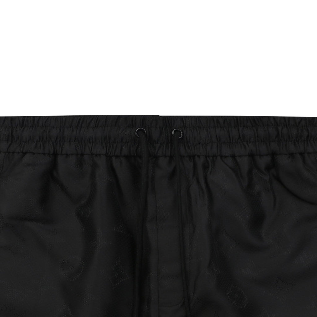 LV Micro Dot Monogram Jacquard Nylon Shorts — Black