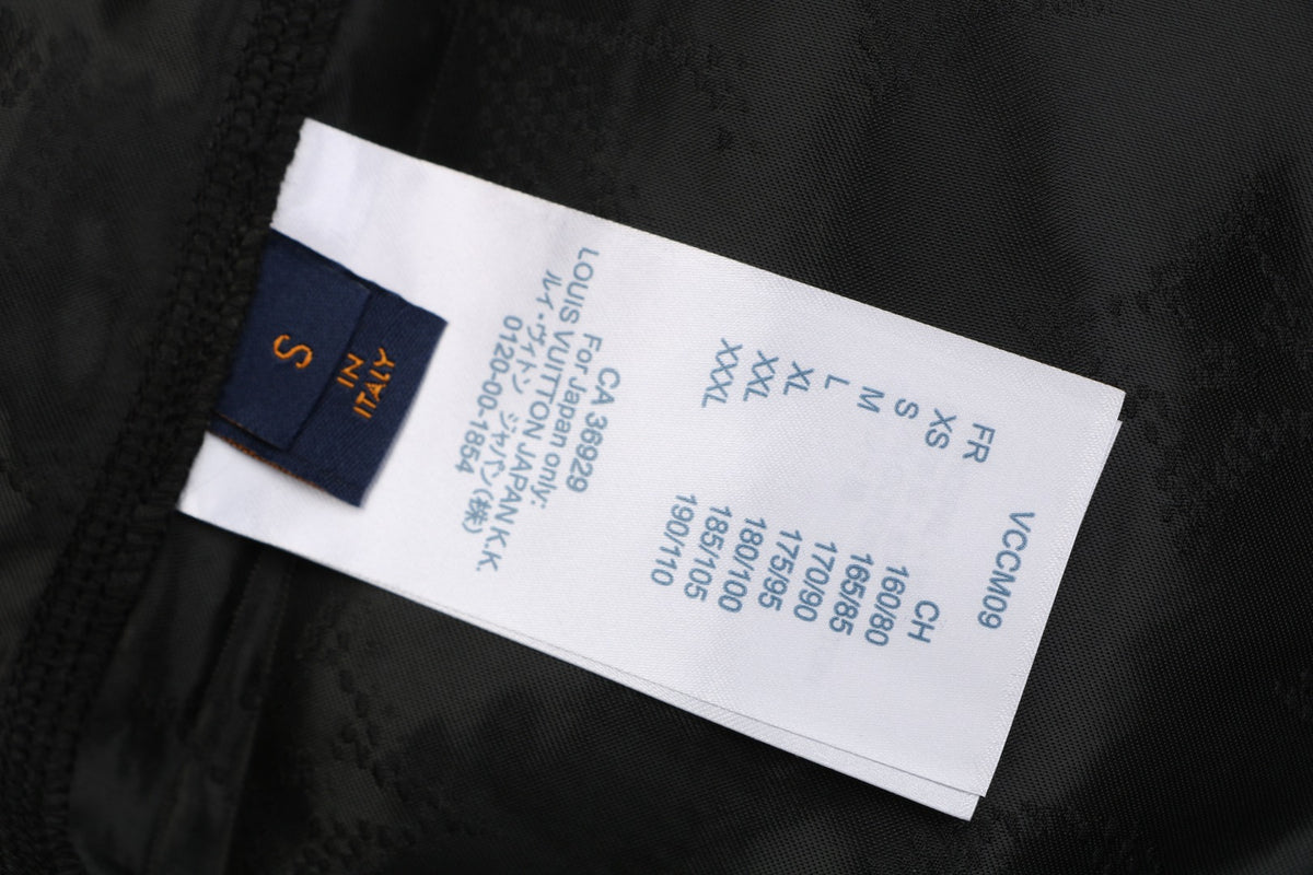 LV Micro Dot Monogram Jacquard Nylon Shorts — Black