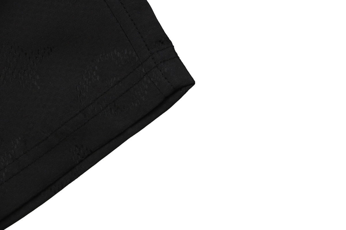 LV Micro Dot Monogram Jacquard Nylon Shorts — Black