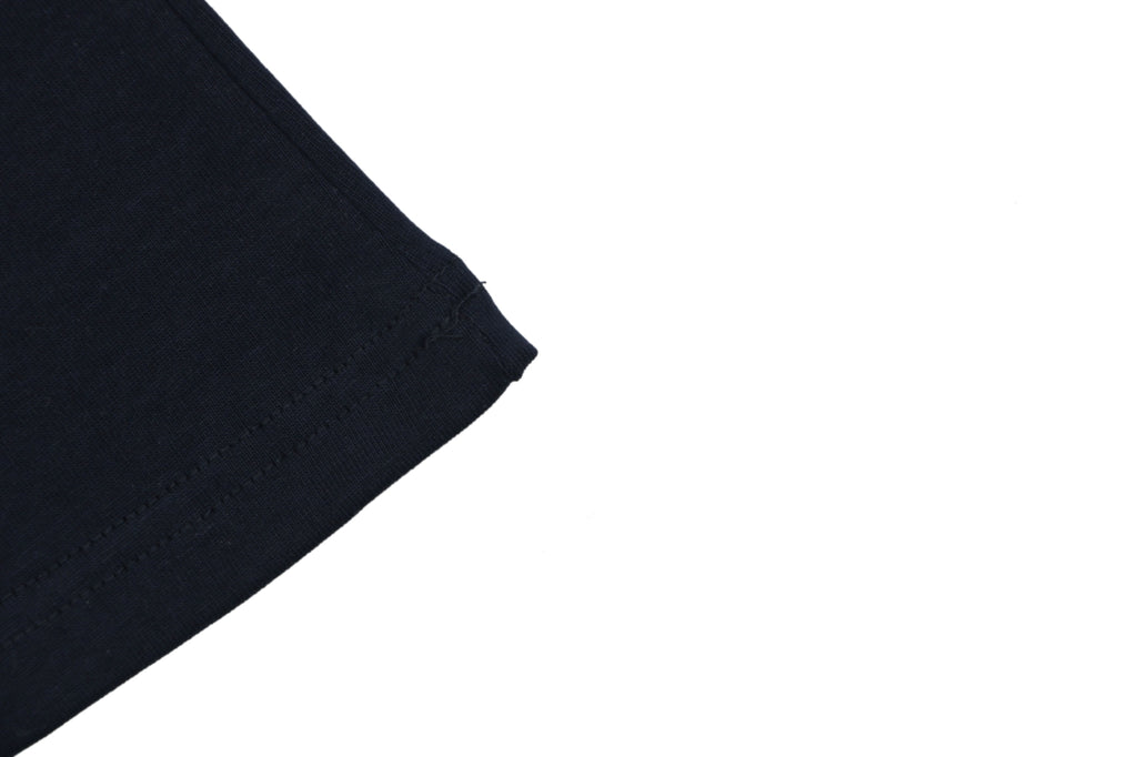 Balenciaga x Adidas Reversible Three-Stripe Logo Short Sleeve Tee — Navy