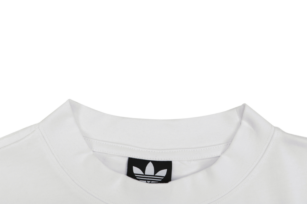 Balenciaga x Adidas Reversible Three-Stripe Logo Short Sleeve Tee — White