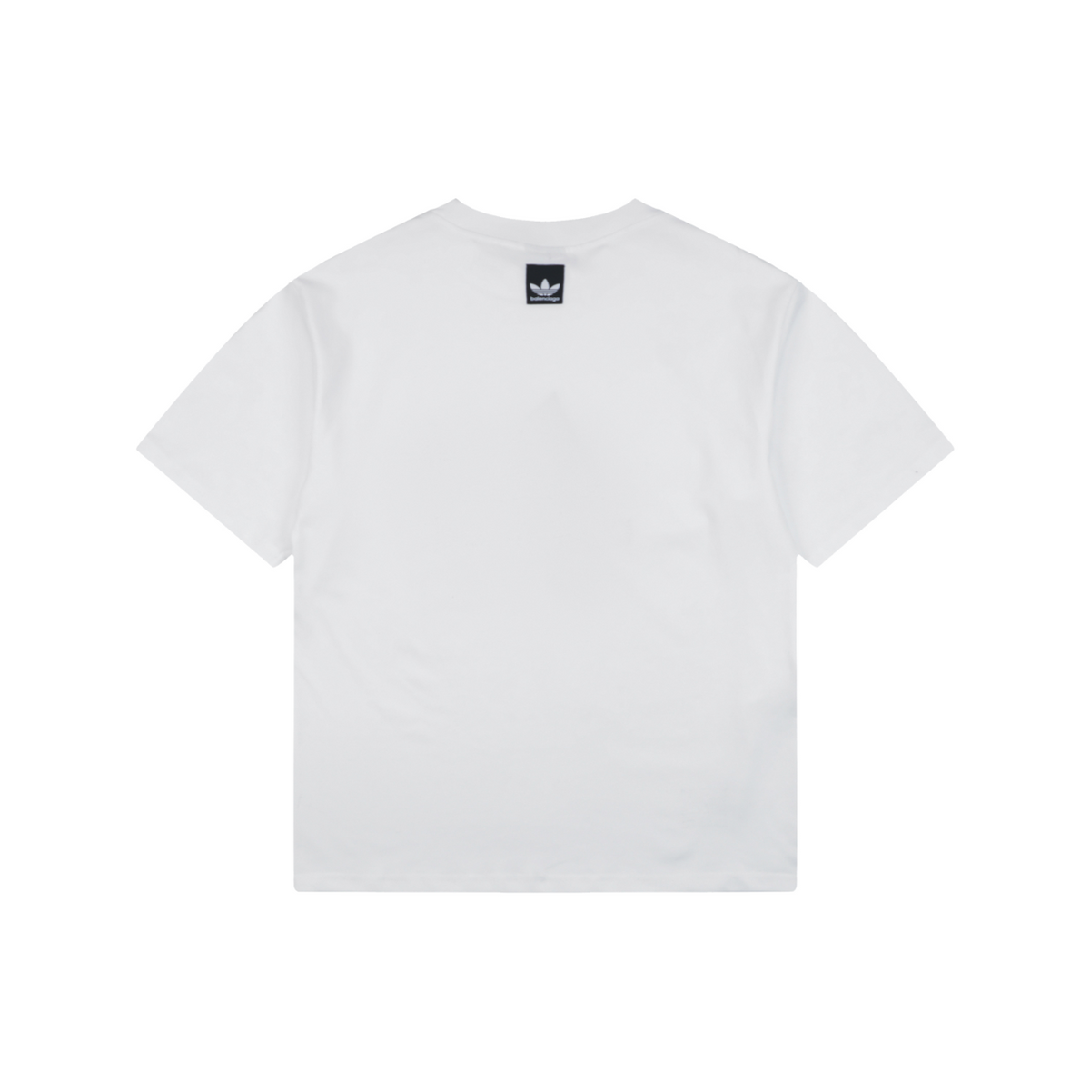 Balenciaga x Adidas Reversible Three-Stripe Logo Short Sleeve Tee — White