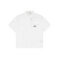Dior 25SS Lily of the Valley Embroidered Short Sleeve Shirt — White