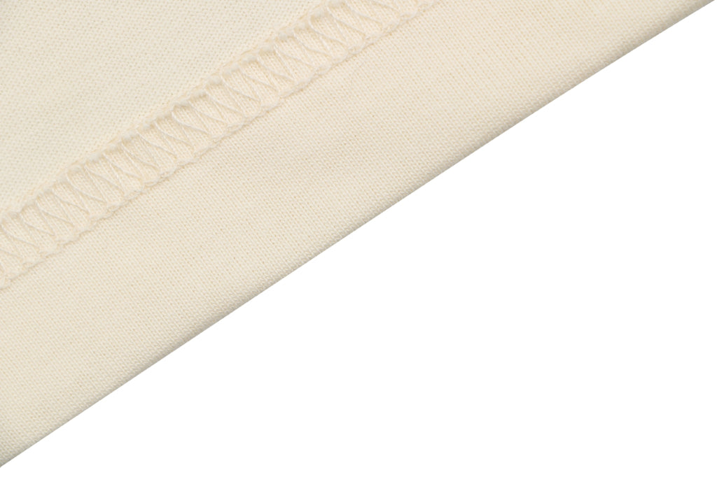 Gucci Registered Logo ‘Made in Italy’ Print Short Sleeve Tee — Cream