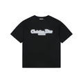 Dior CD Letter Spray Paint Embroidery Short Sleeve Tee – Black