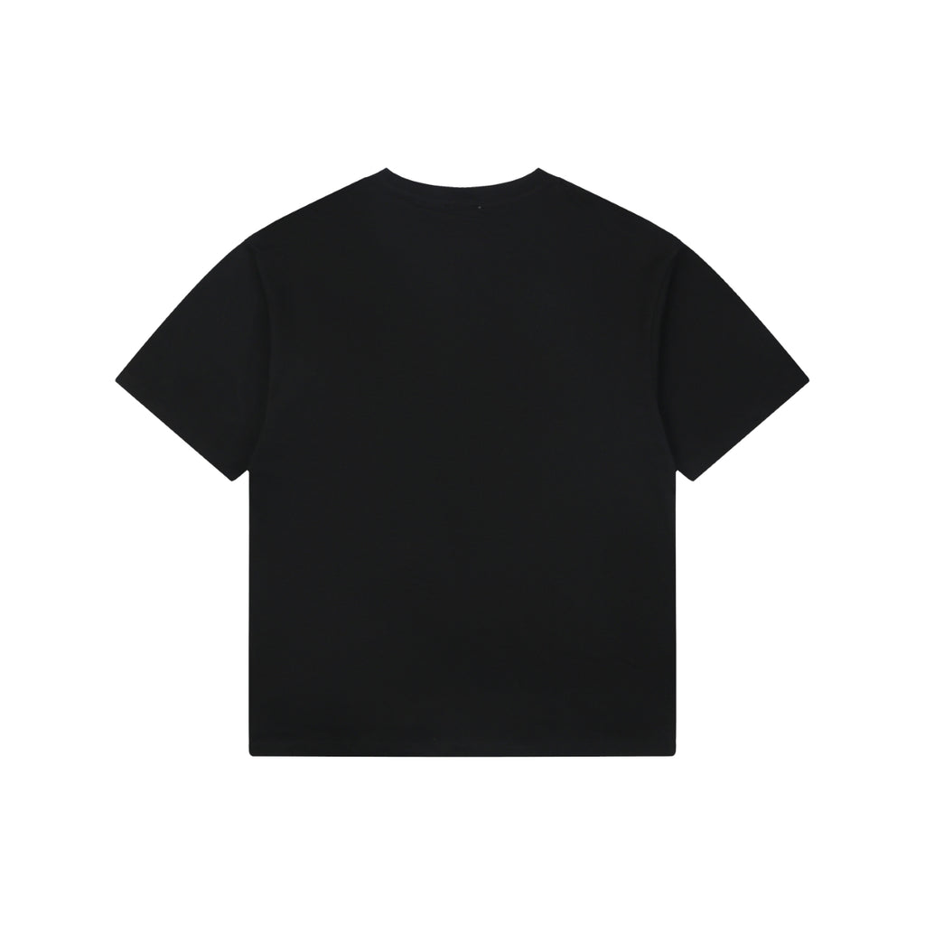 Dior 1947 Green Letter Embroidery Short Sleeve Tee – Black