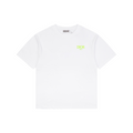 Dior 1947 Green Letter Embroidery Short Sleeve Tee – White