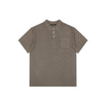 LV Monogram Jacquard Cutwork Polo Short Sleeve – Khaki