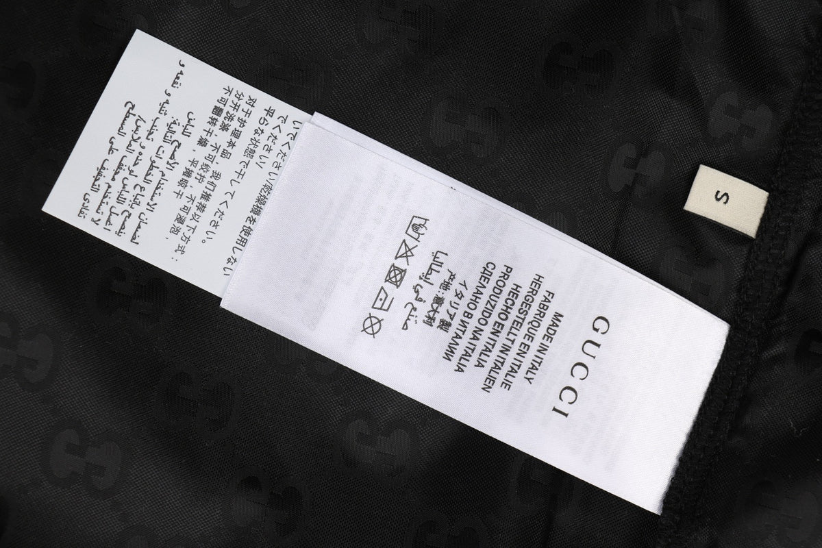 Gucci Double G Tonal Monogram Nylon Shorts – Black