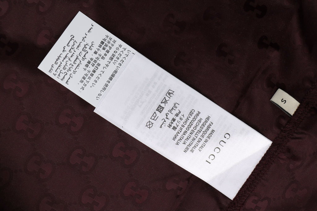 Gucci Double G Tonal Monogram Nylon Shorts – Burgundy