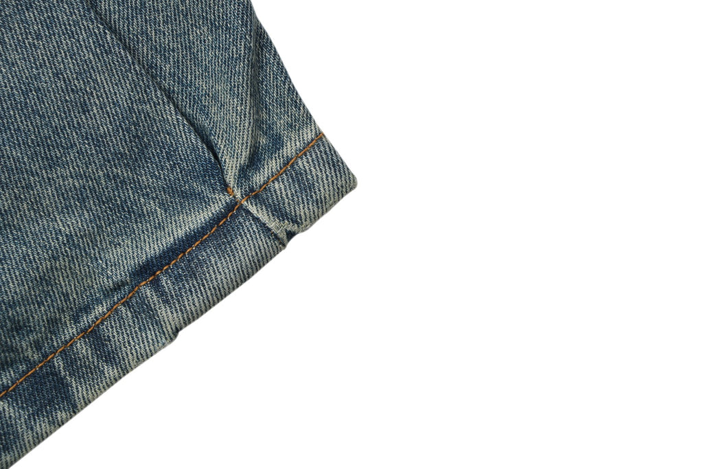 Loewe Leather Patch Wide-Leg Denim Jeans – Vintage Wash