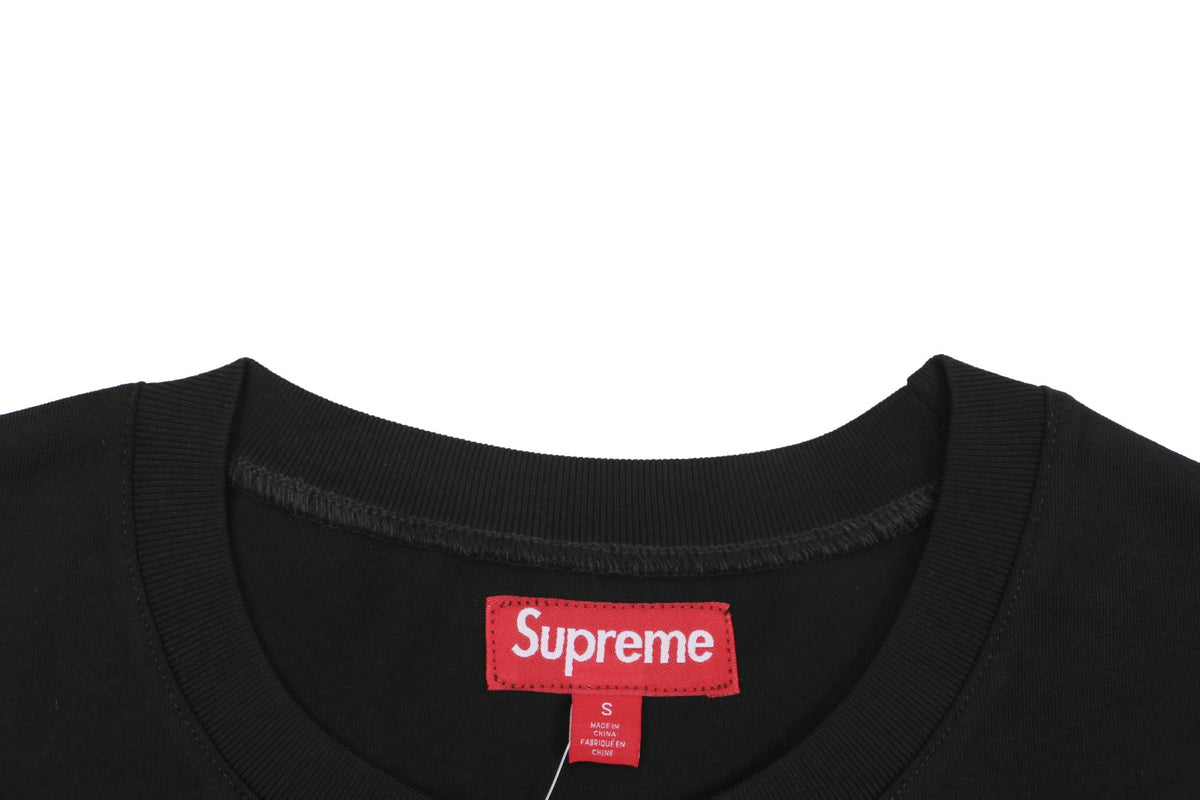 Supreme No.11 Crystal Rhinestone Football Jersey Tee – Black