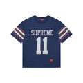 Supreme No.11 Crystal Rhinestone Football Jersey Tee – Navy
