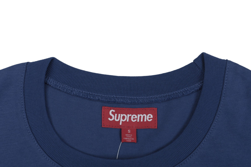 Supreme No.11 Crystal Rhinestone Football Jersey Tee – Navy