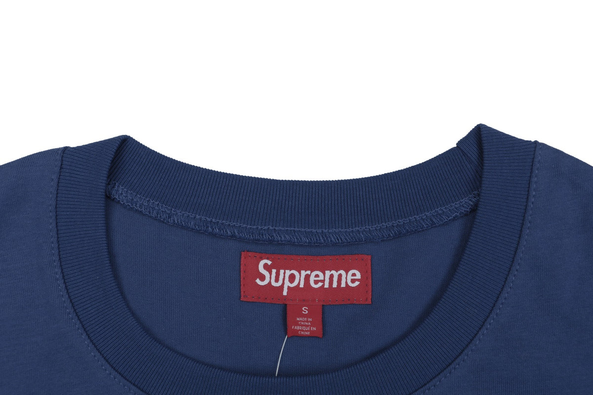 Supreme No.11 Crystal Rhinestone Football Jersey Tee – Navy