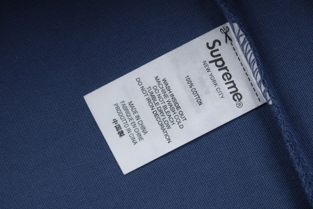 Supreme No.11 Crystal Rhinestone Football Jersey Tee – Navy